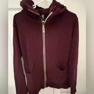 Lululemon full zip scuba hoodie sweatshirt. Good condition.